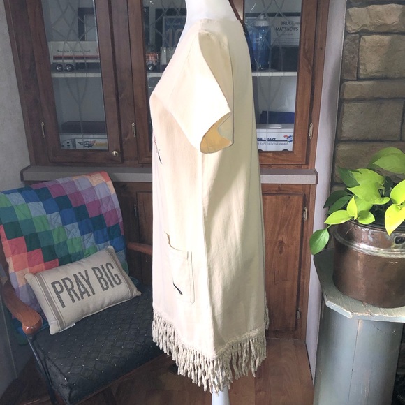 NWT SHIPSHE SIZE SMALL 100% COTTON SAFARI DRESS. SHORT SLEEVE - Picture 2 of 8